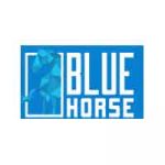 blue horse