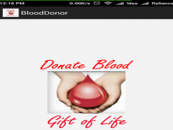 Blood Donor Android Application