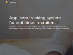 Zoho Recruit | Applicant Tracking System
